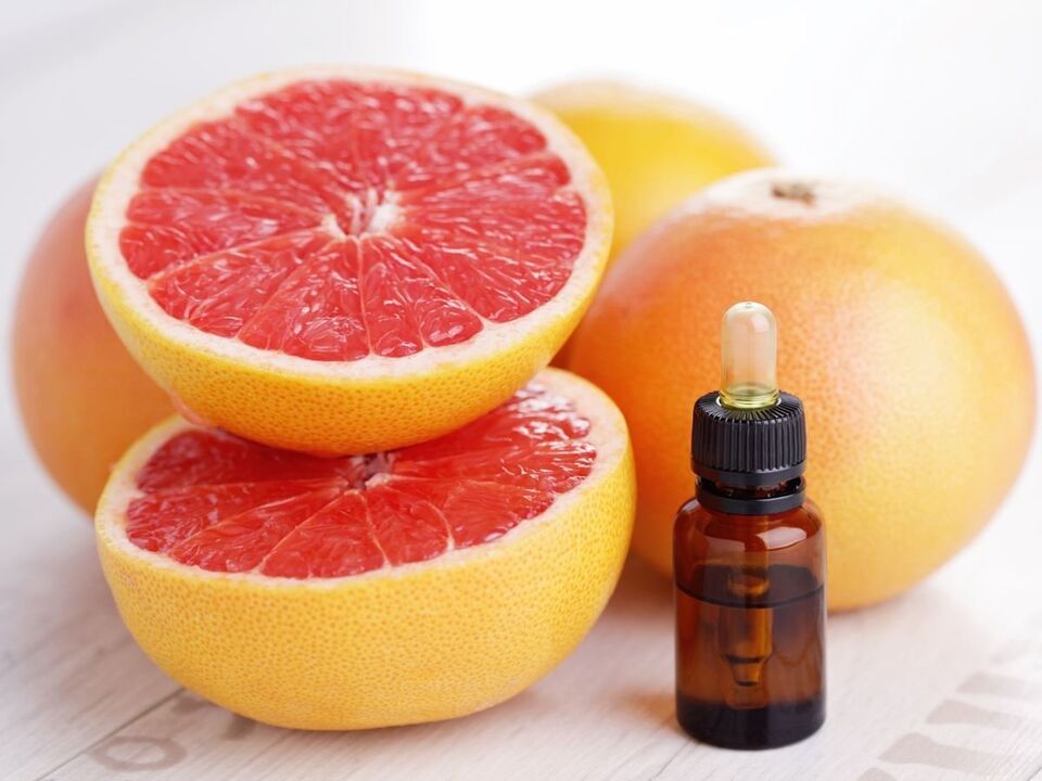 Уље грејпфрута за подмлађивање, избељивање и дезинфекцију коже лица