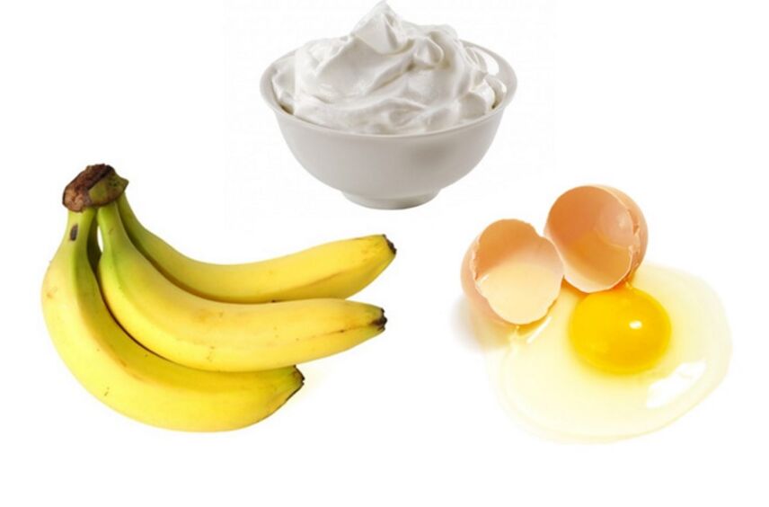 Маска од јаја и банана је погодна за све типове коже